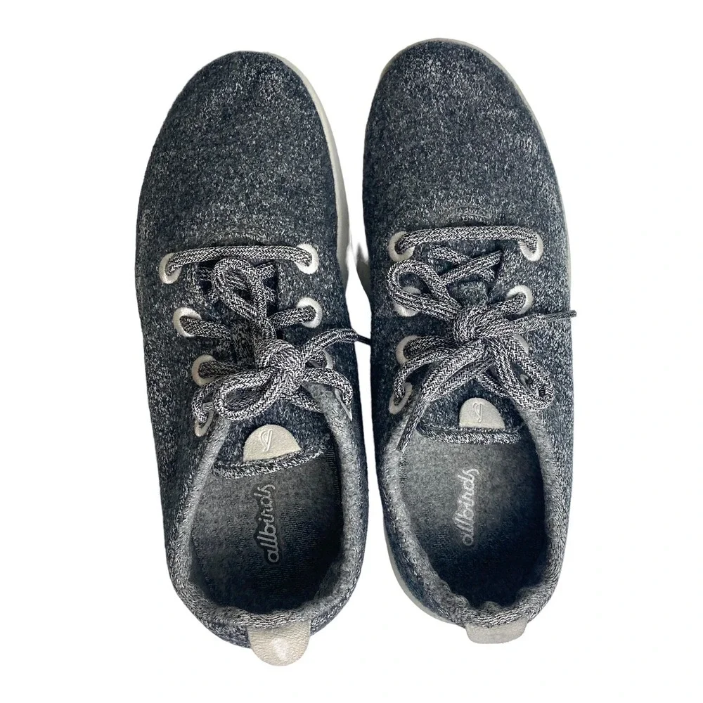 Allbirds Wool Runners Gray Women's Lace Comfort Shoes Sneakers‎ Size W9